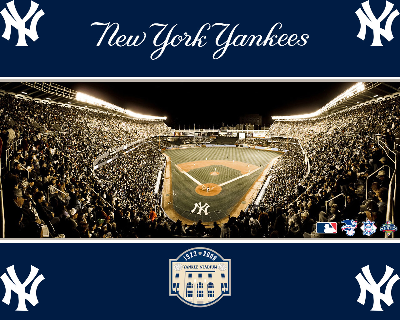 Yankee Pinstripe Wallpapers