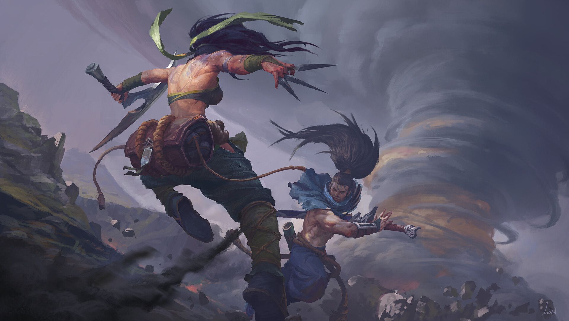 Yasuo and Yone League Of Legends Wallpapers