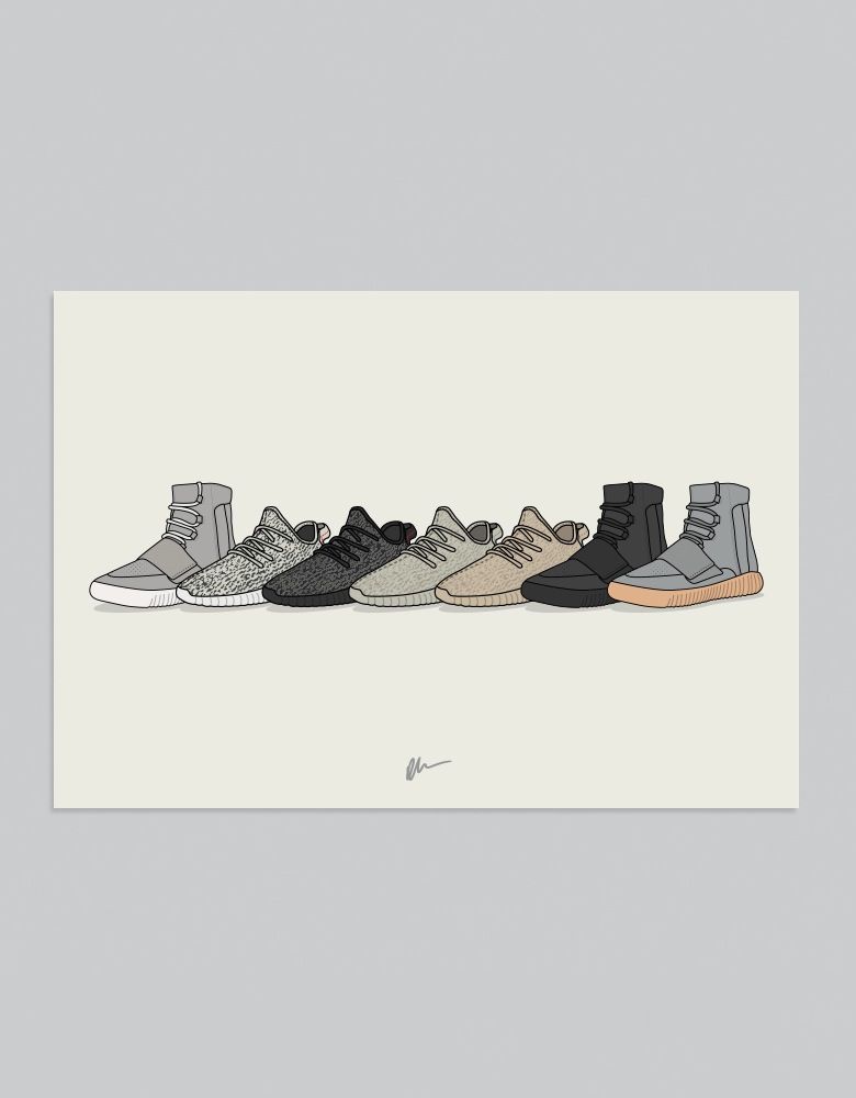 Yeezy Boost 350 Cartoon Wallpapers