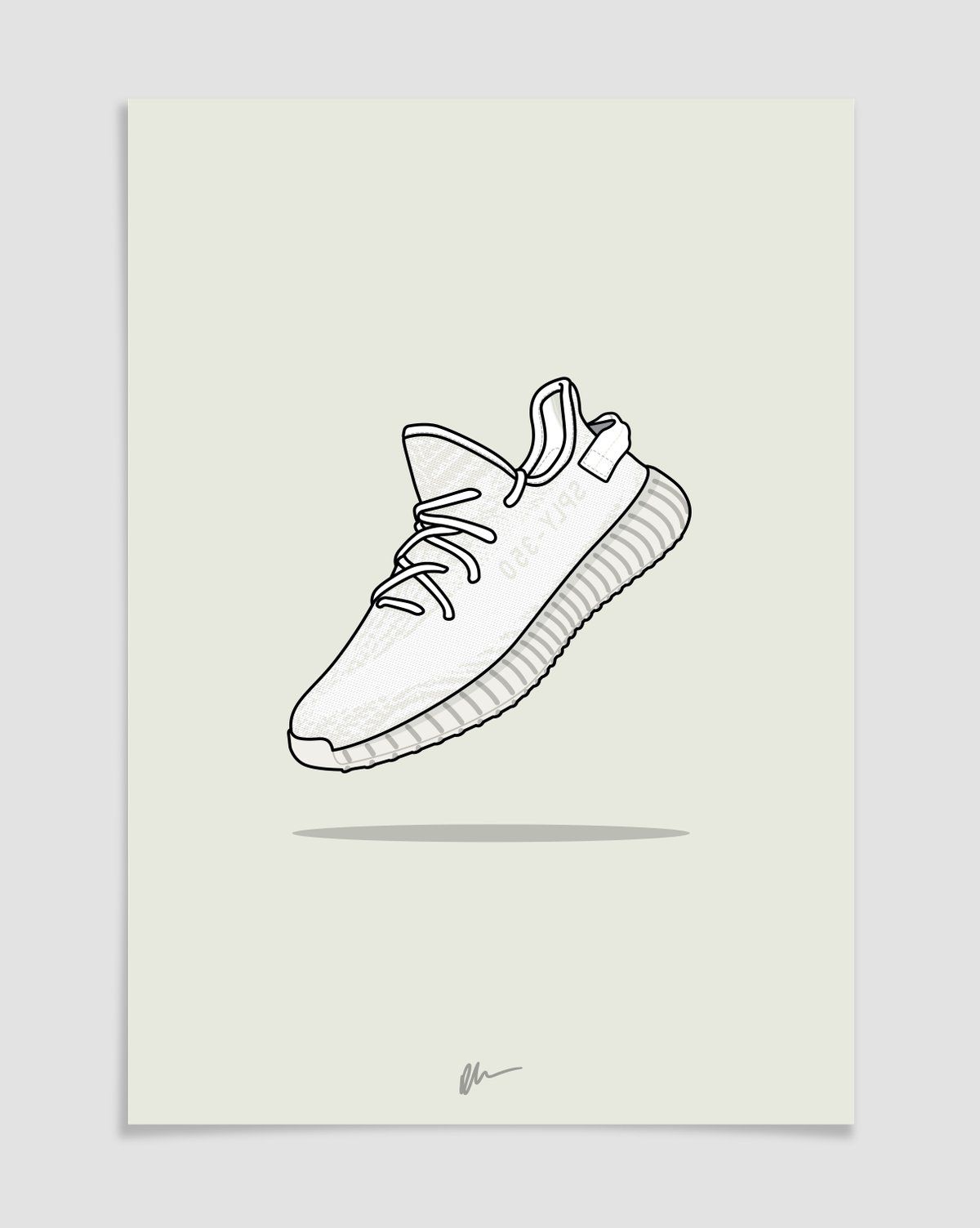 Yeezy Boost 350 Cartoon Wallpapers