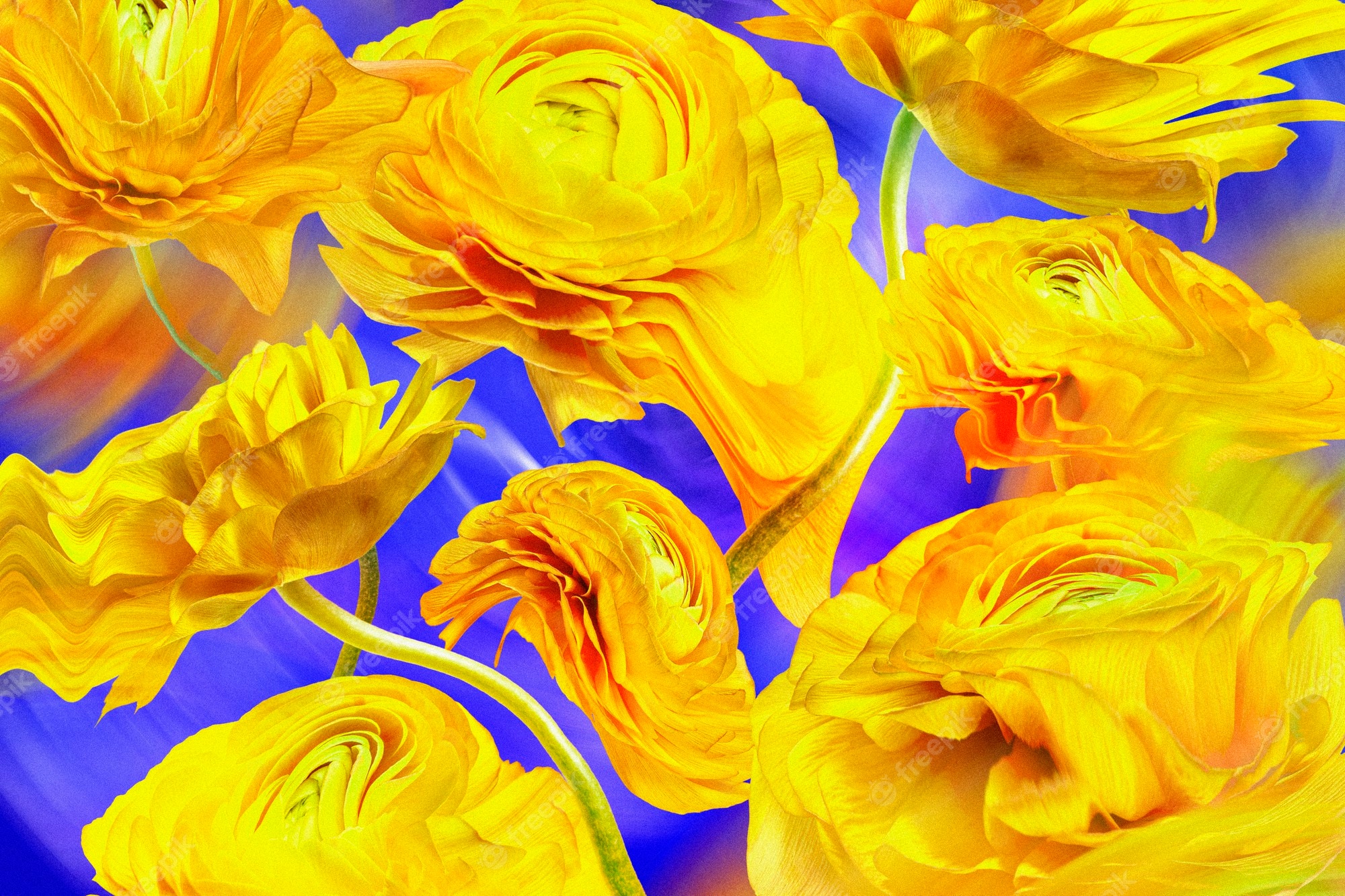 Yellow Aesthetic Flower Desktop Wallpapers