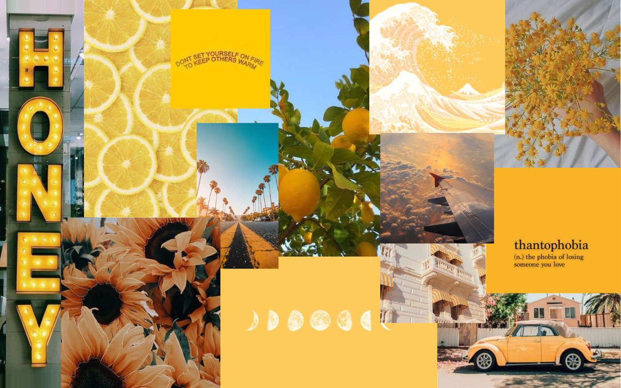 Yellow Aesthetic Mac Wallpapers