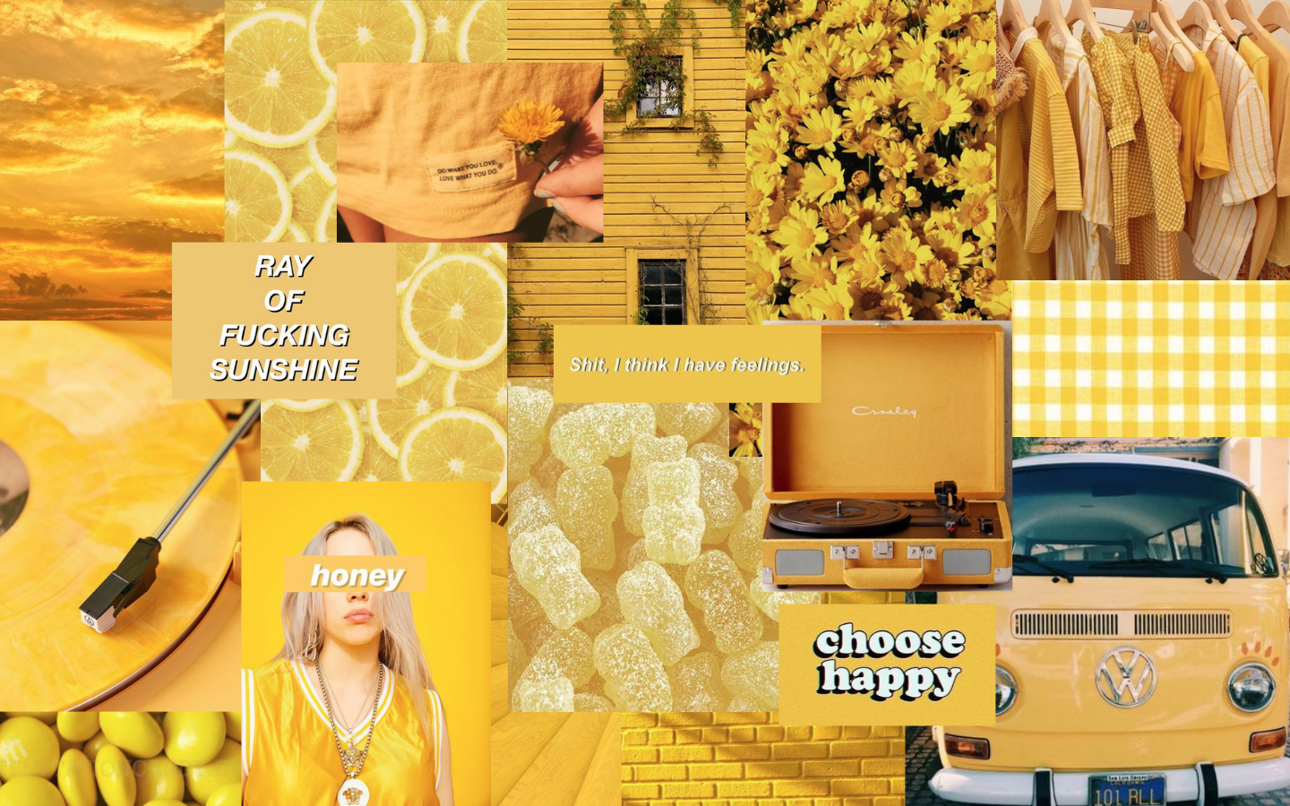 Yellow Aesthetic Mac Wallpapers