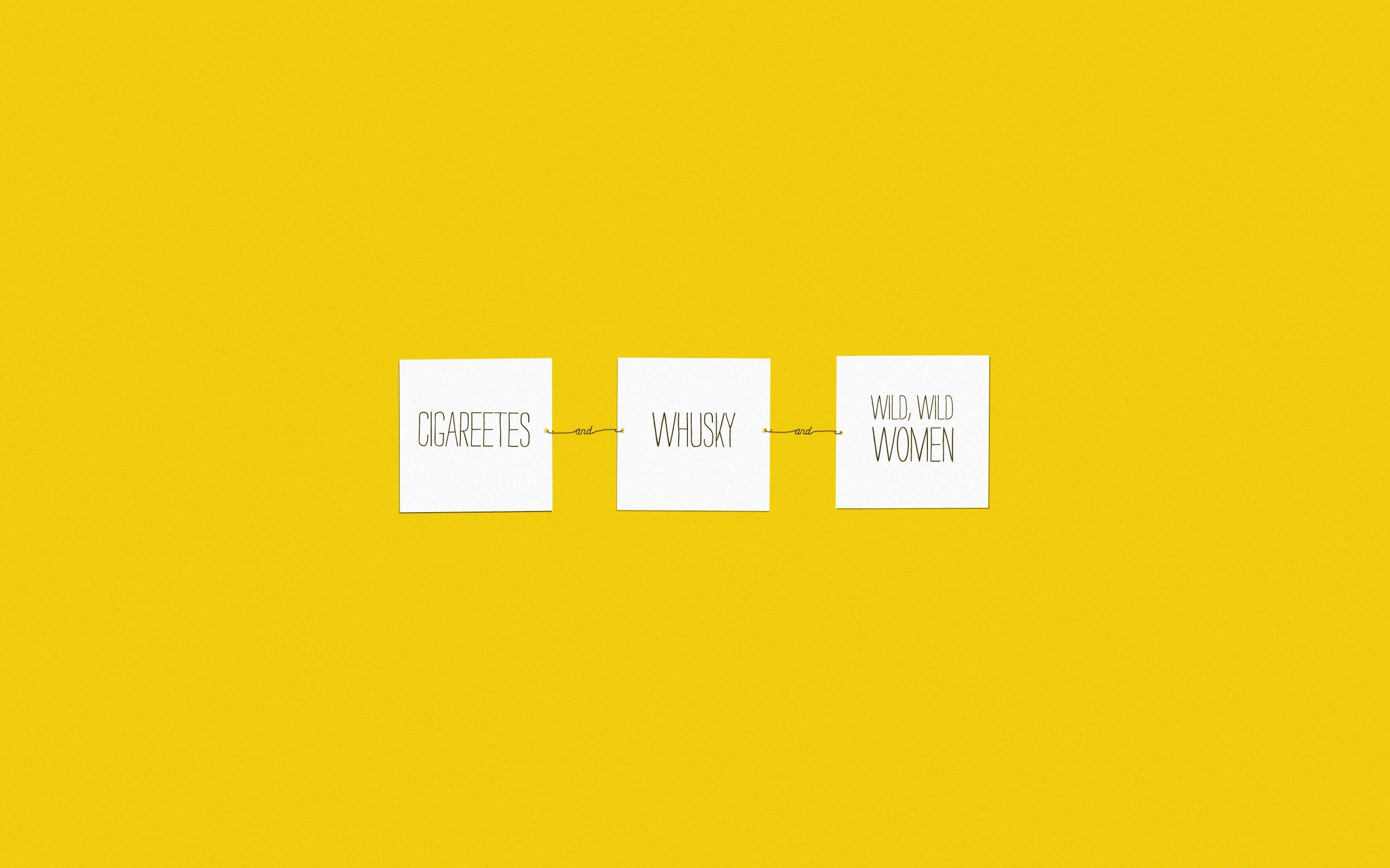 Yellow Aesthetic Quotes Desktop Wallpapers