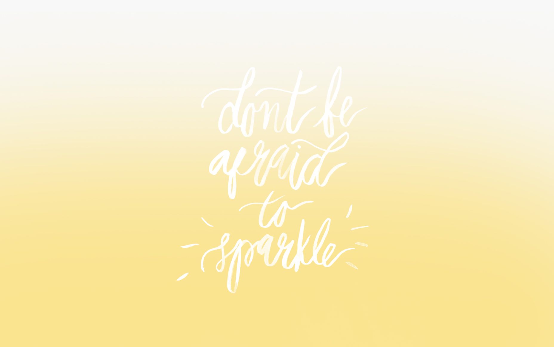 Yellow Aesthetic Quotes Desktop Wallpapers