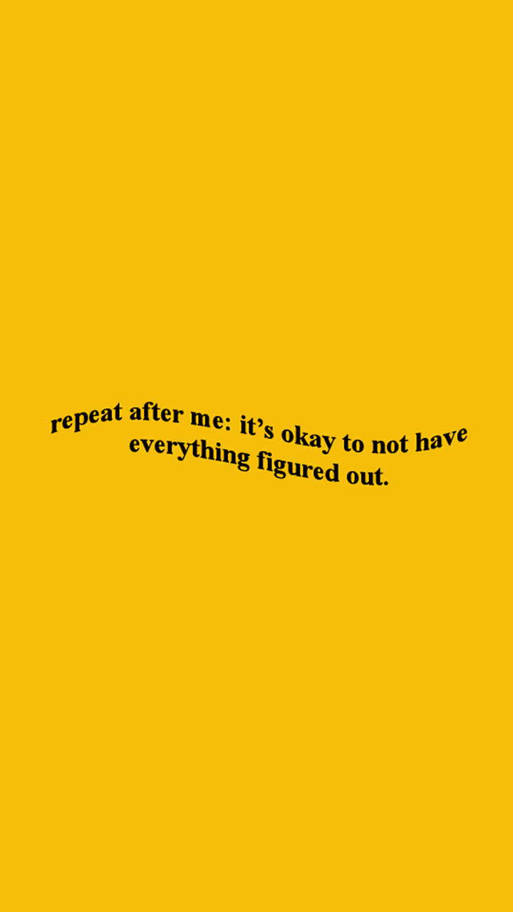 Yellow Aesthetic Quotes Desktop Wallpapers