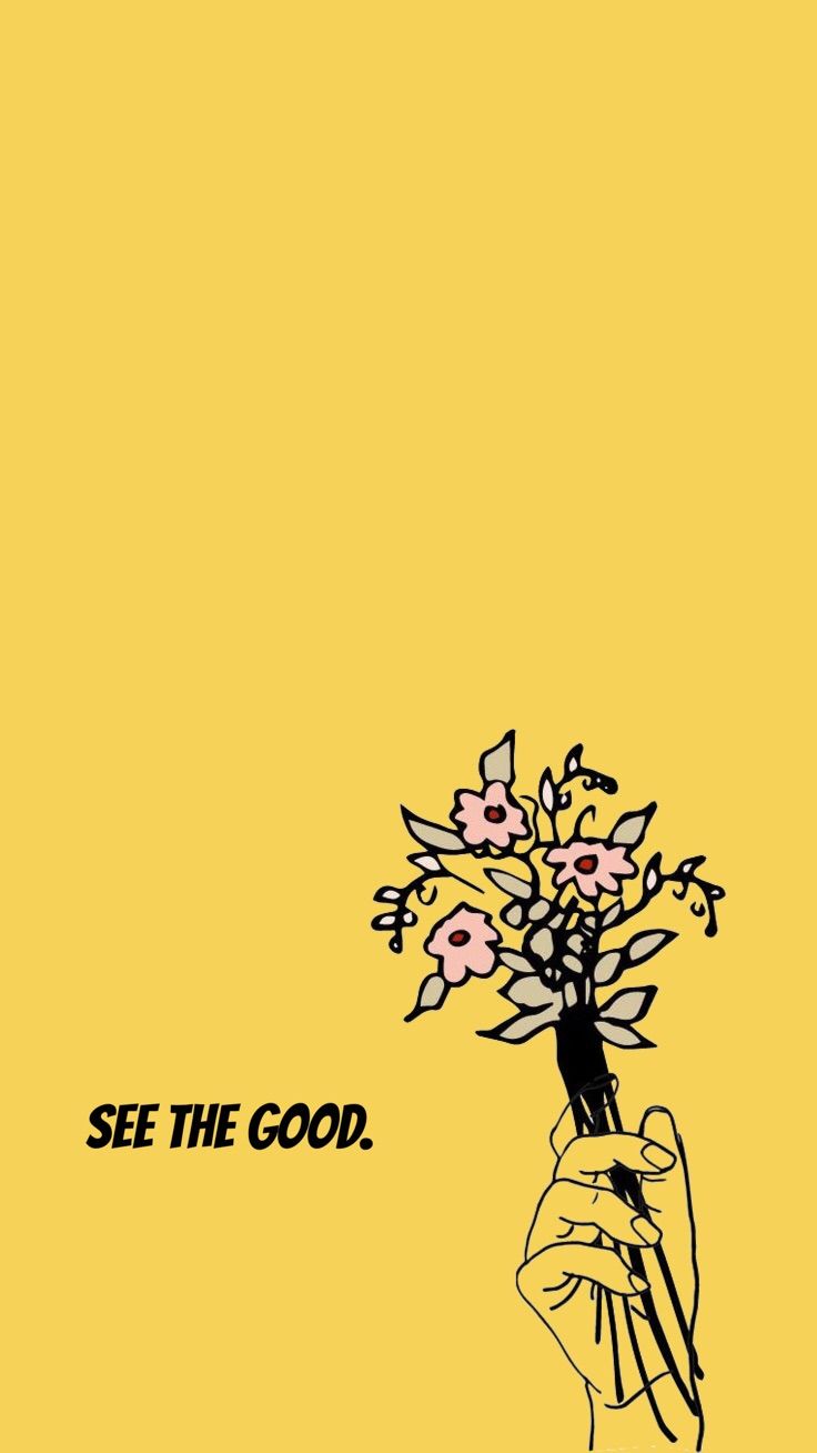 Yellow Aesthetic Quotes Desktop Wallpapers