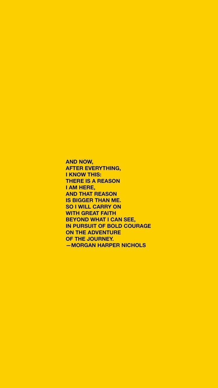 Yellow Aesthetic Quotes Wallpapers