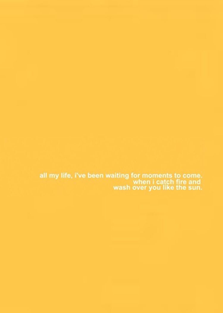 Yellow Aesthetic Quotes Wallpapers