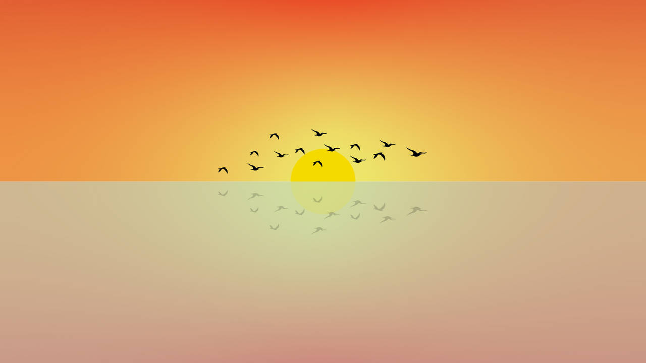 Yellow Aesthetic Sunset Wallpapers