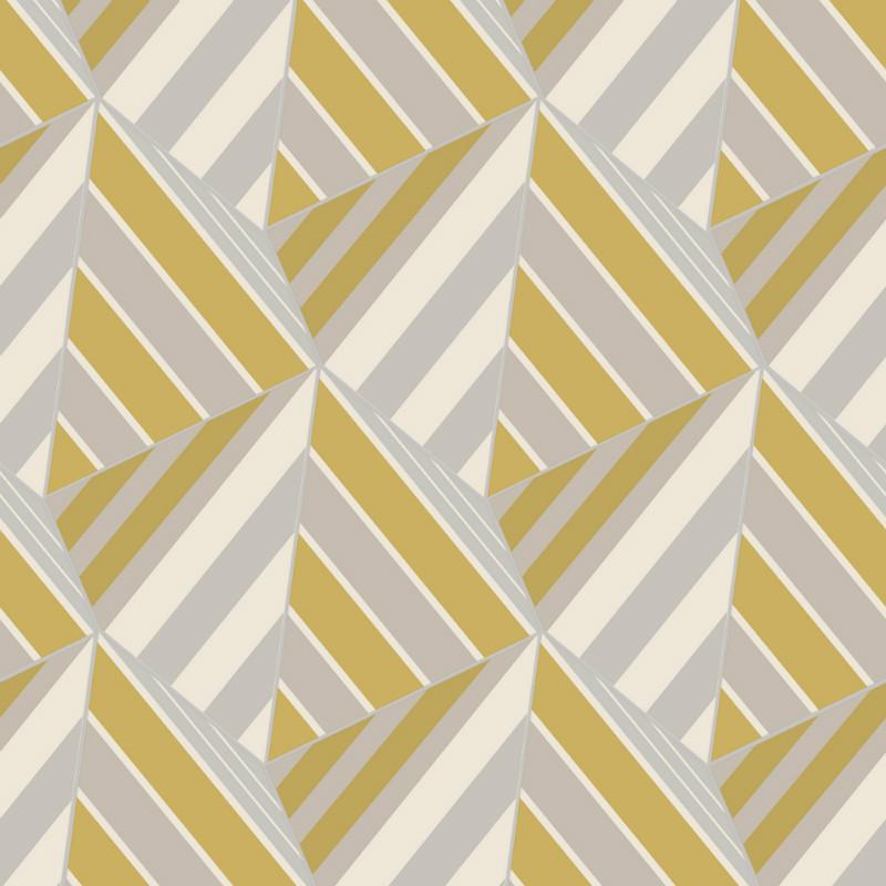 Yellow And Black Geometric Pattern Wallpapers