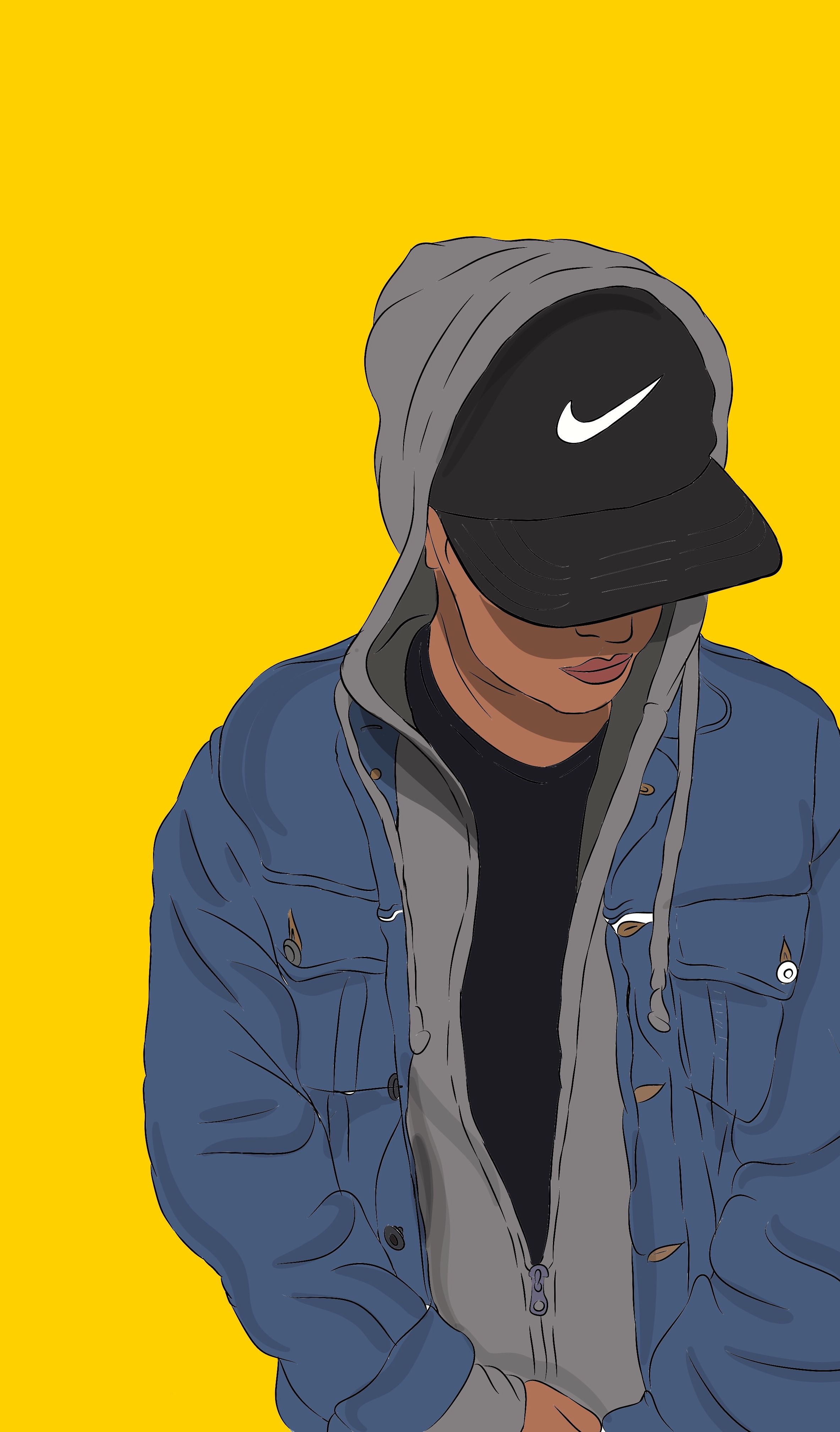 Yellow And Black Nike Wallpapers