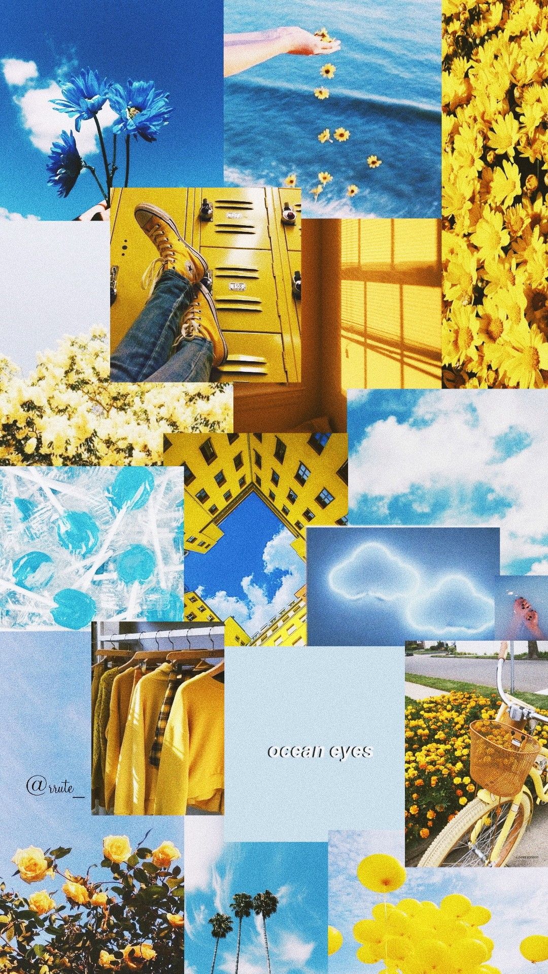 Yellow And Blue Aesthetic Desktop Wallpapers