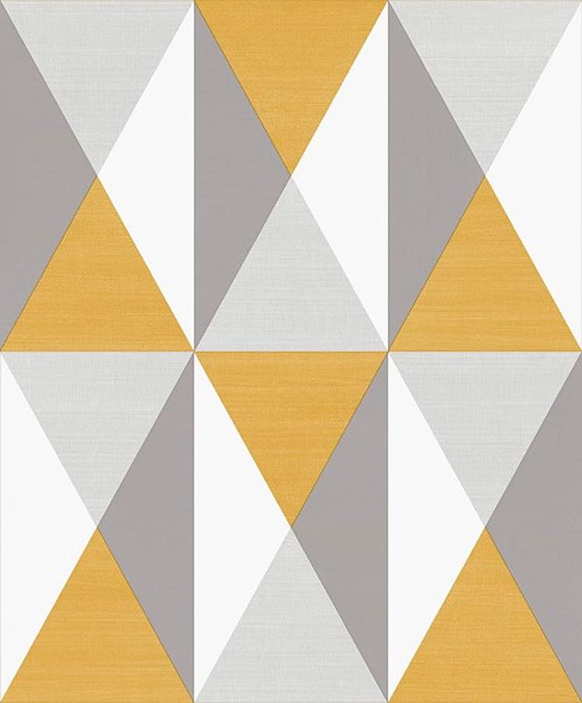 Yellow And White Geometric Wallpapers