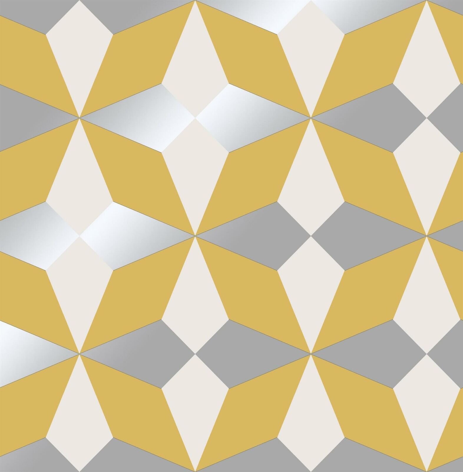 Yellow And White Geometric Wallpapers