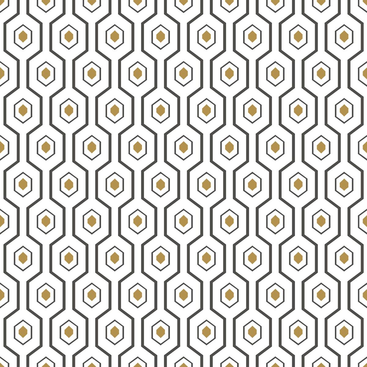 Yellow And White Geometric Wallpapers