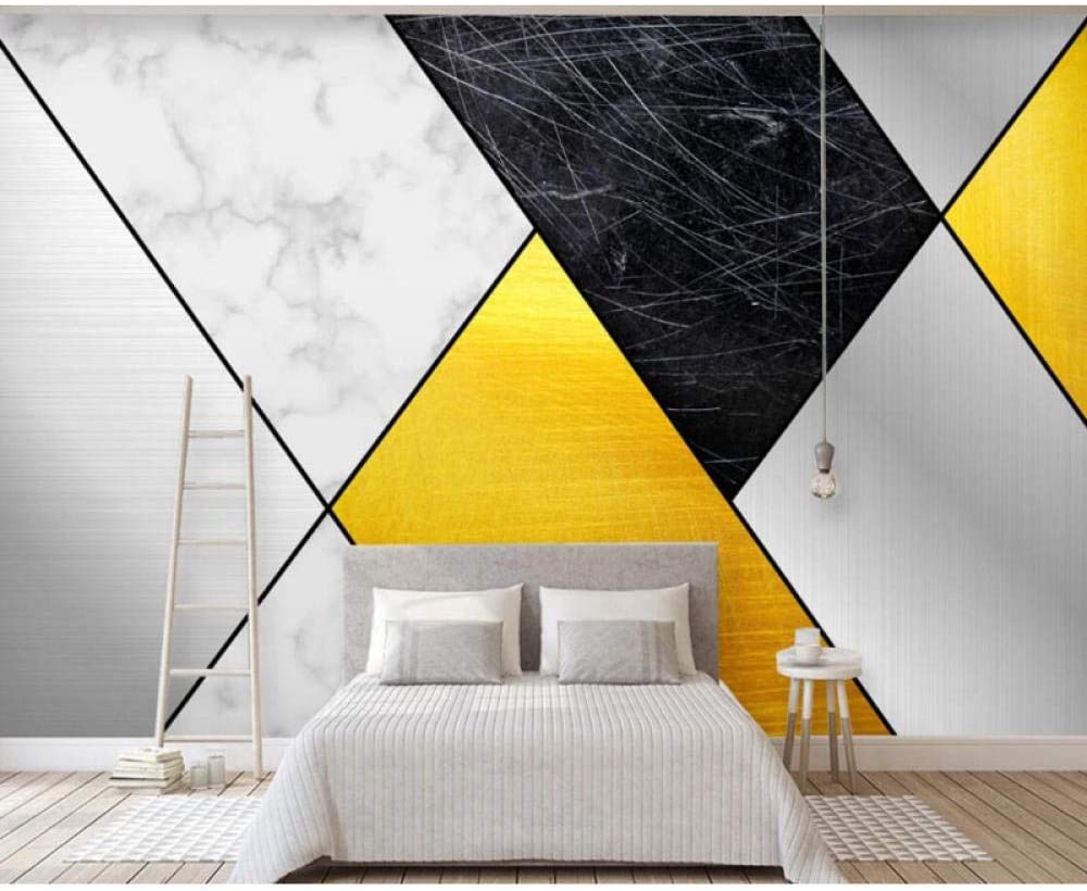 Yellow And White Geometric Wallpapers