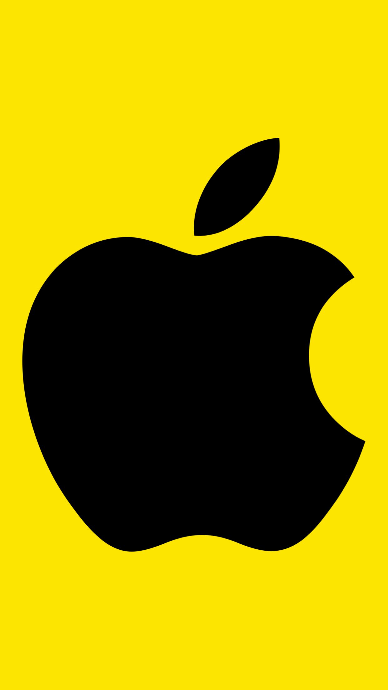 Yellow Apple Iphone Wallpapers