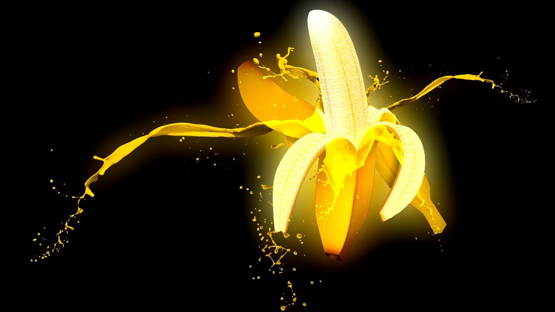 Yellow Banana Aesthetic Computer Wallpapers