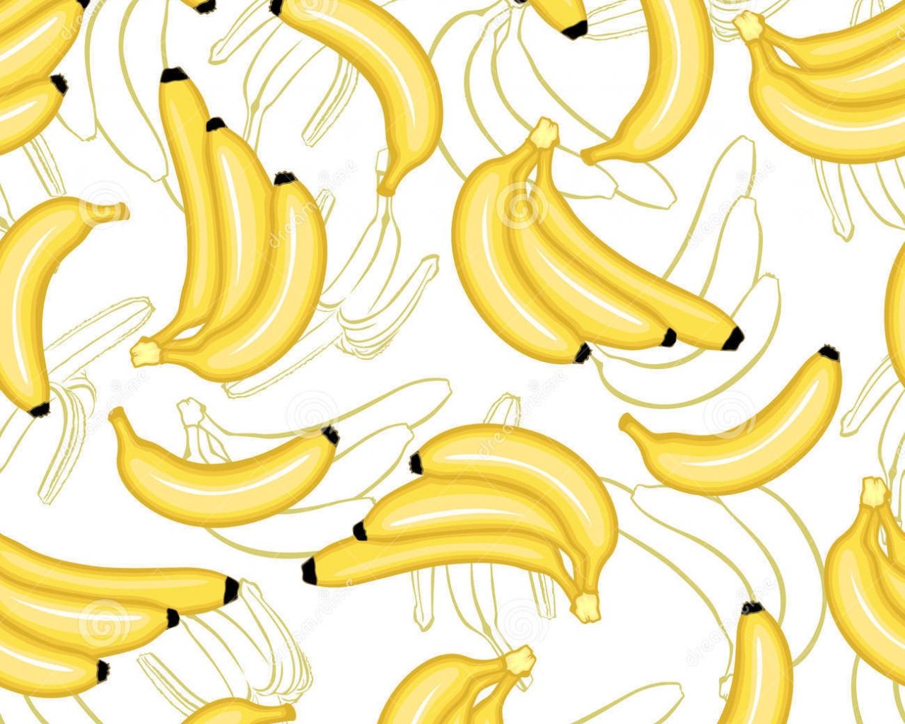 Yellow Banana Aesthetic Computer Wallpapers