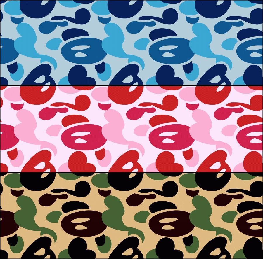 Yellow Bape Camo Wallpapers