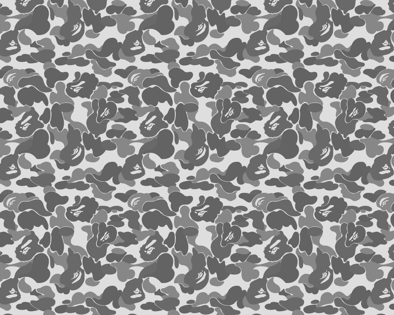 Yellow Bape Camo Wallpapers