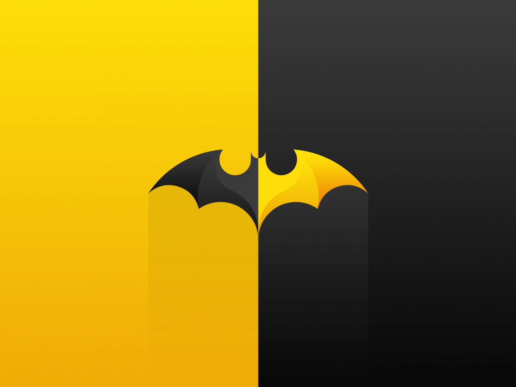 Yellow Batman Background