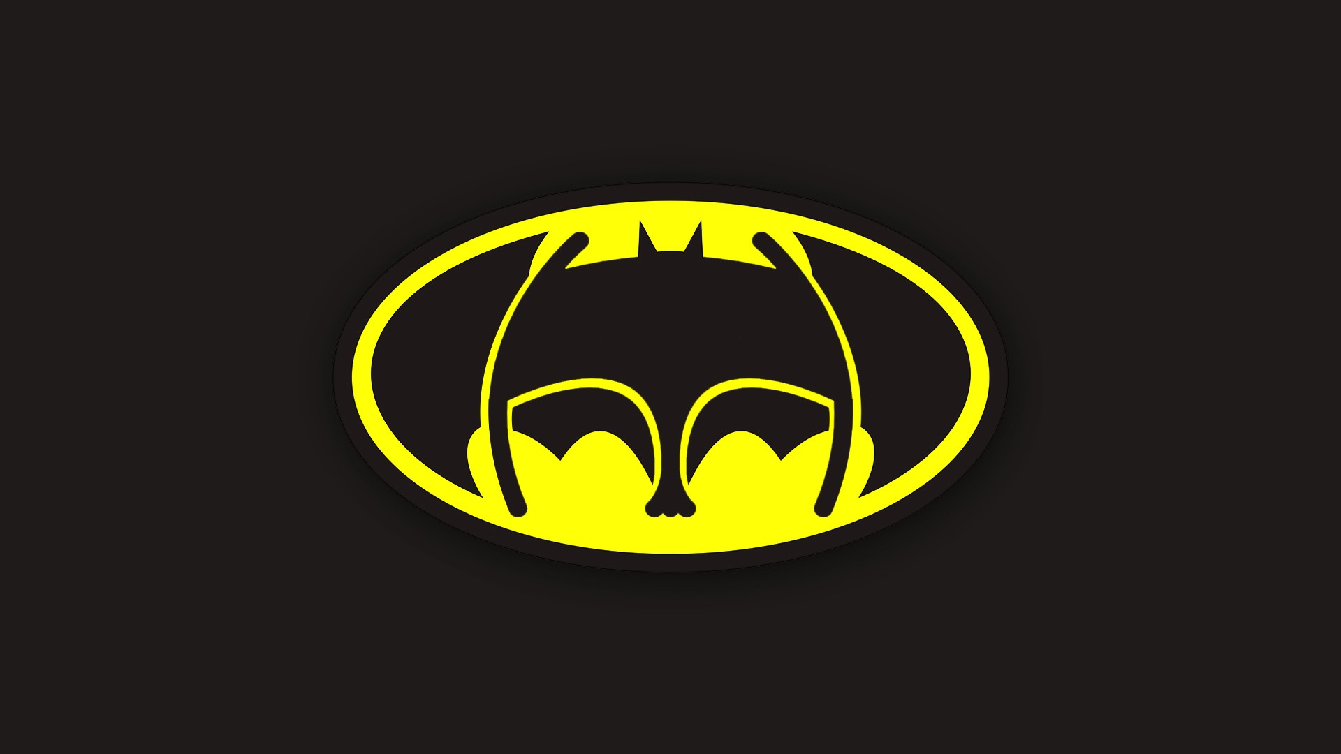 Yellow Batman Background