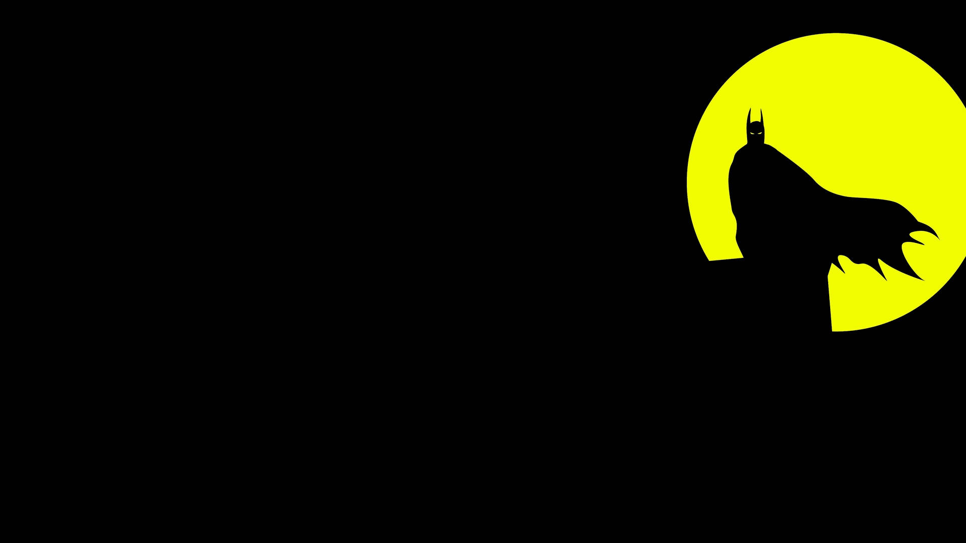 Yellow Batman Background