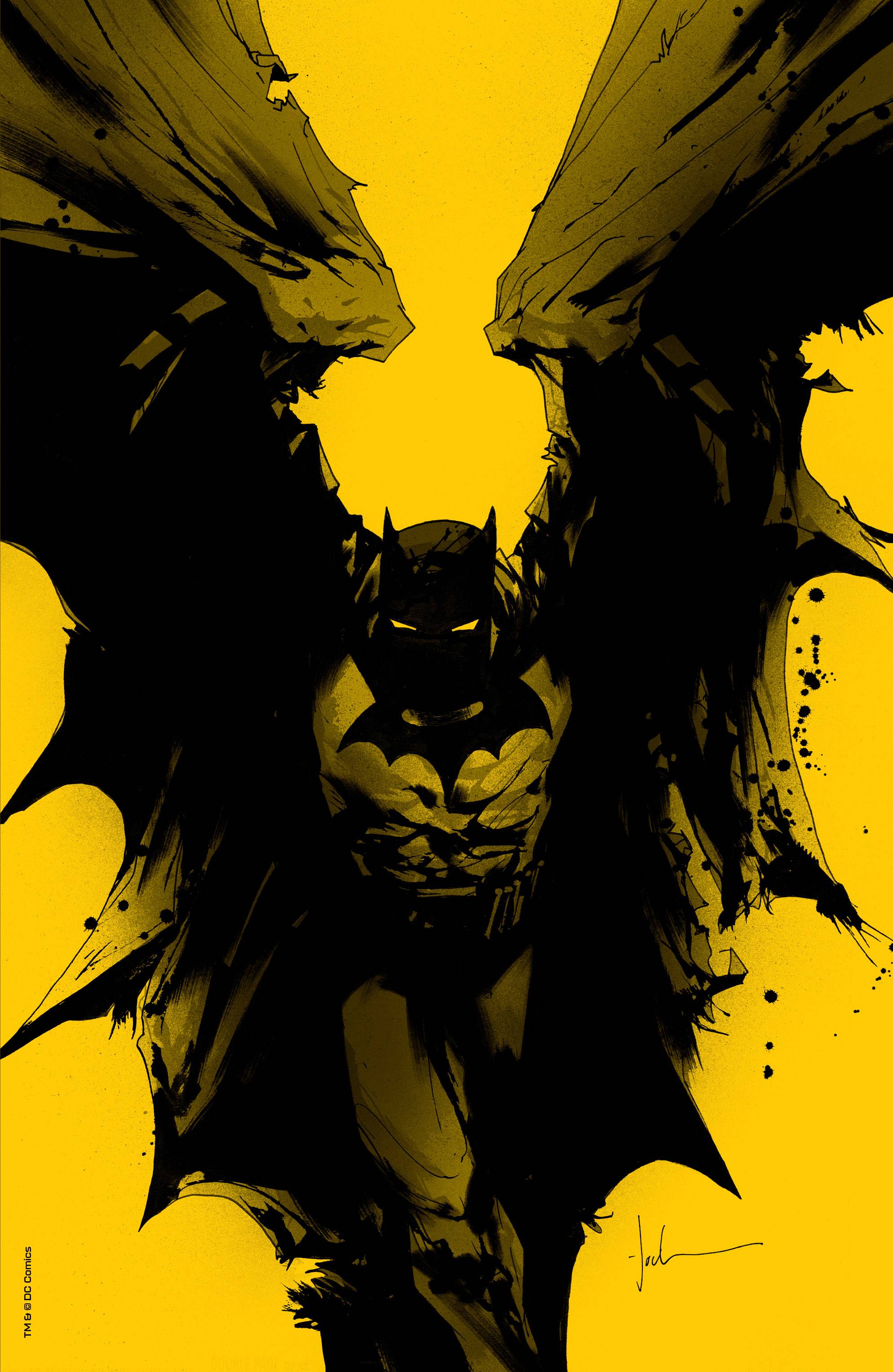 Yellow Batman Background