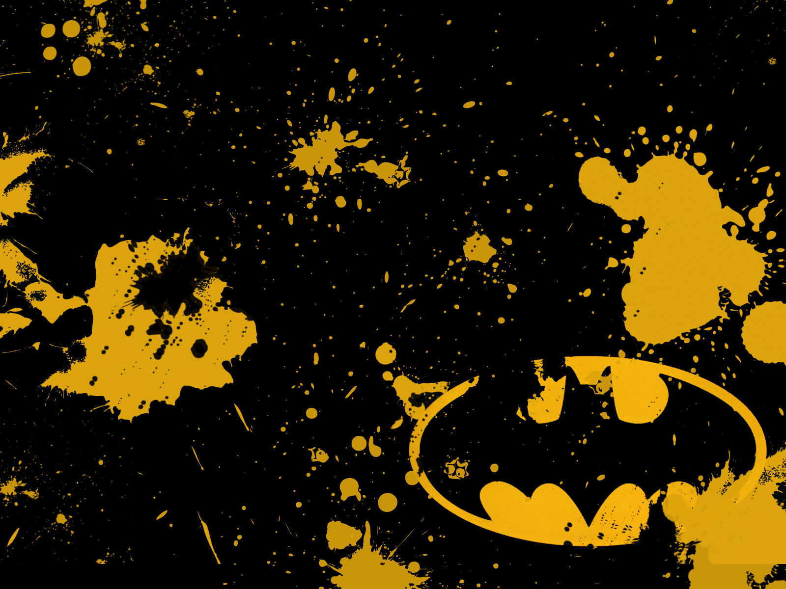 Yellow Batman Background