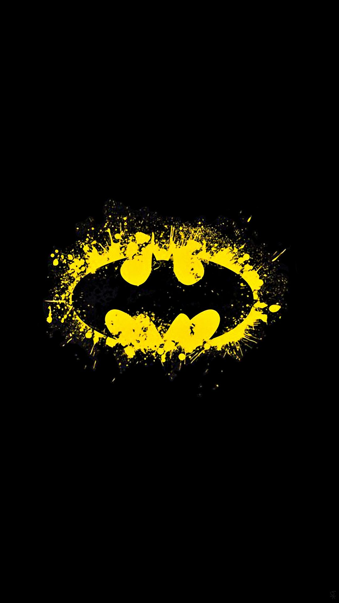 Yellow Batman Background