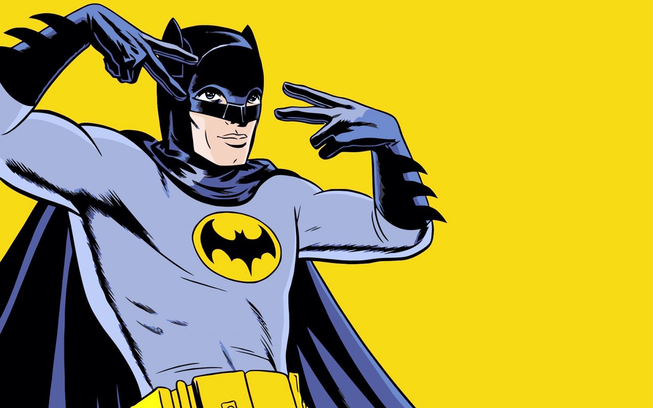 Yellow Batman Background