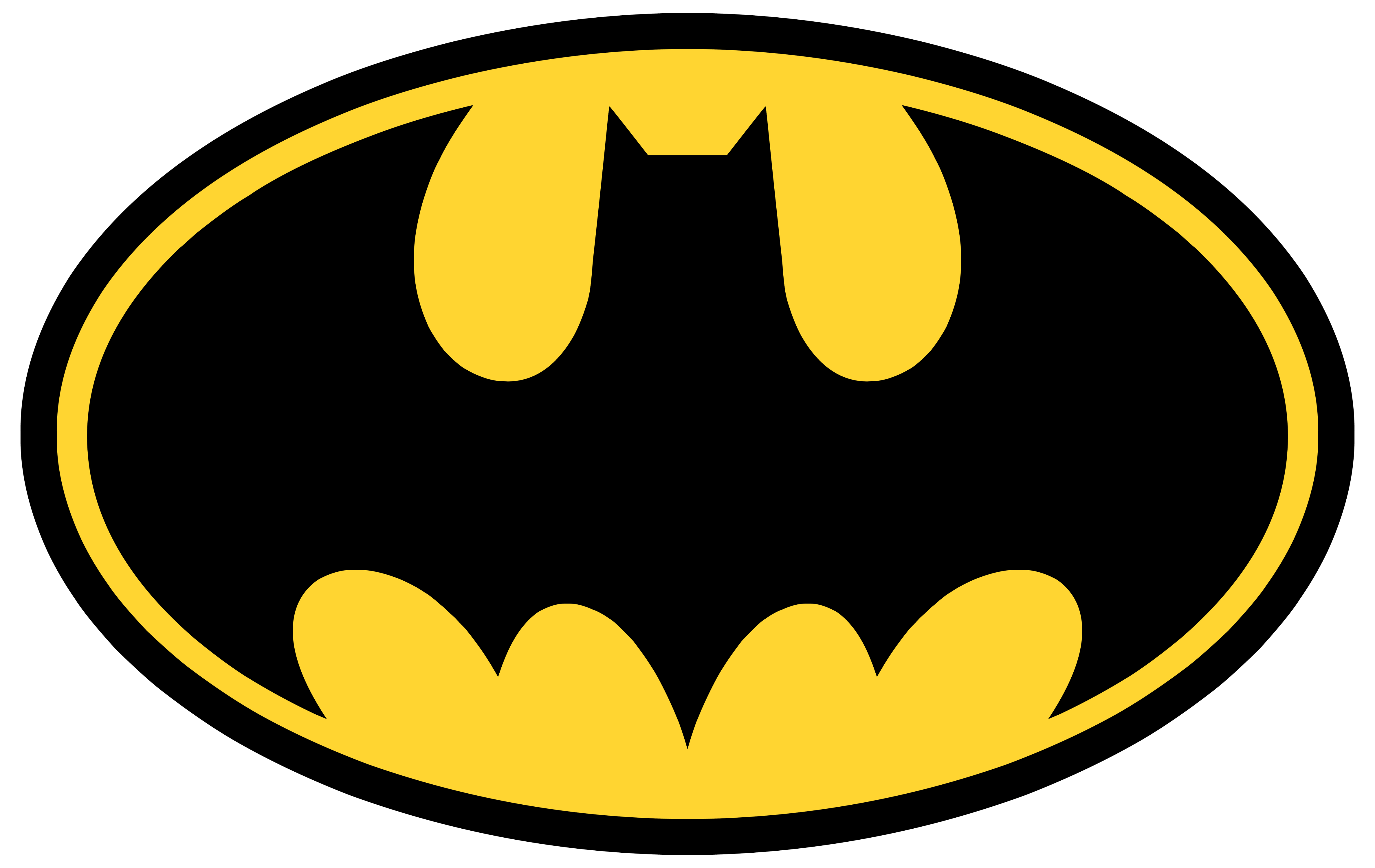 Yellow Batman Background