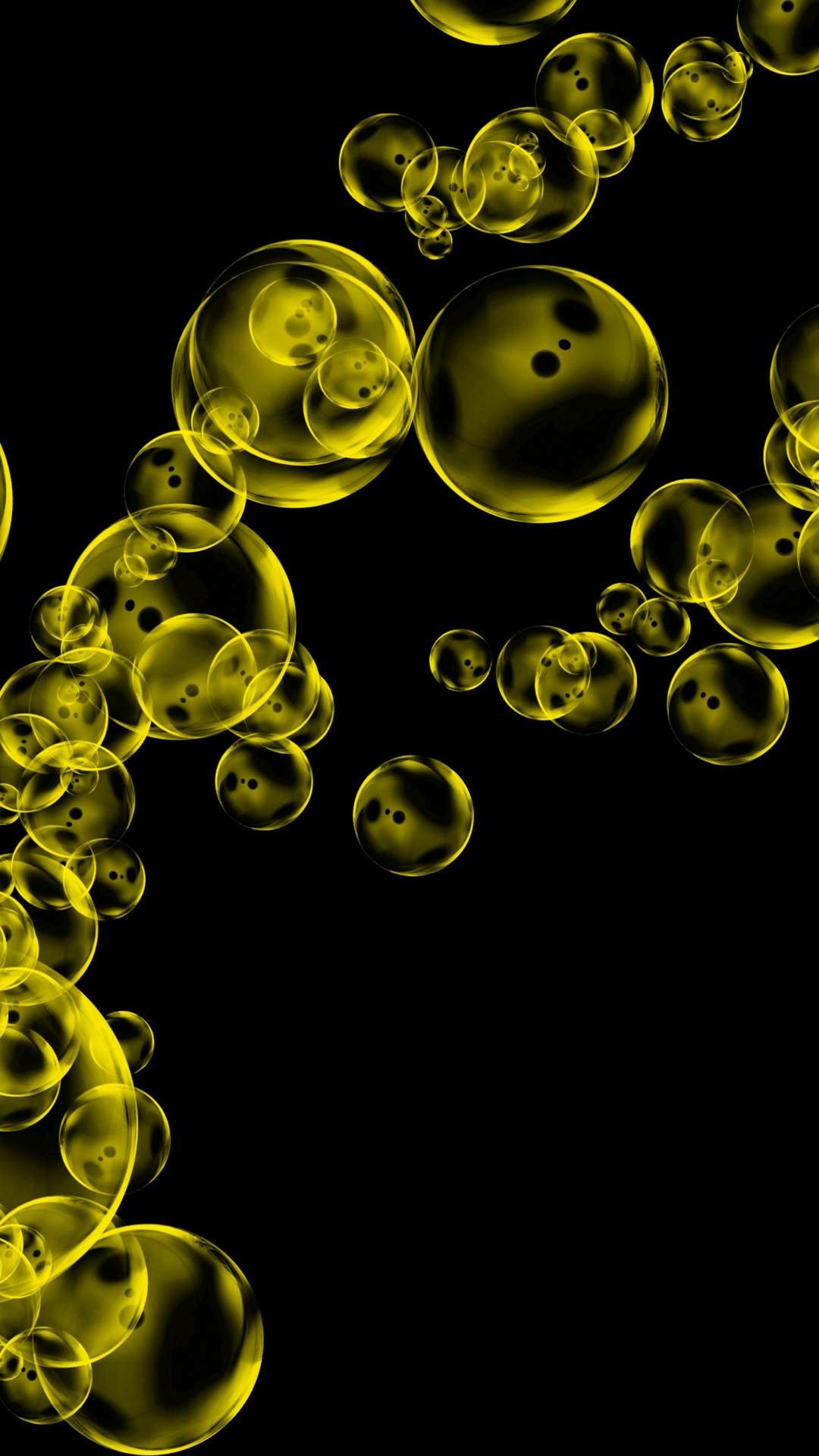 Yellow Bubble Wallpapers