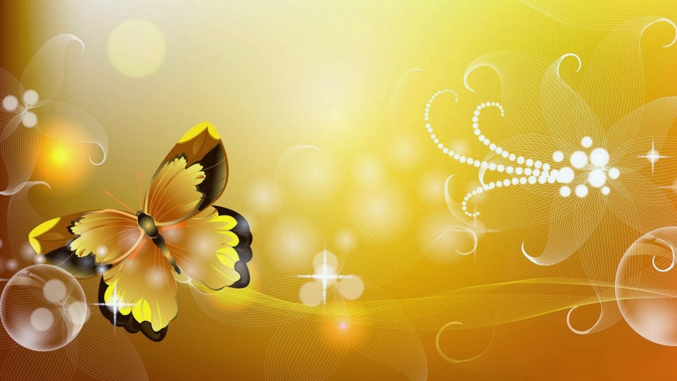 Yellow Butterfly Aesthetic Wallpapers