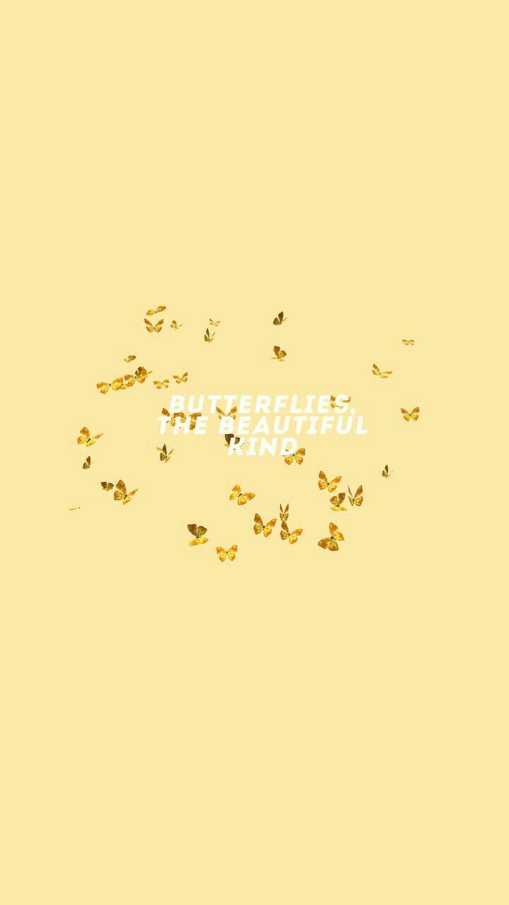 Yellow Butterfly Aesthetic Wallpapers