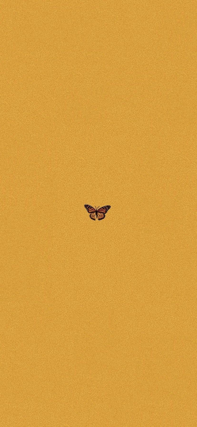 Yellow Butterfly Aesthetic Wallpapers