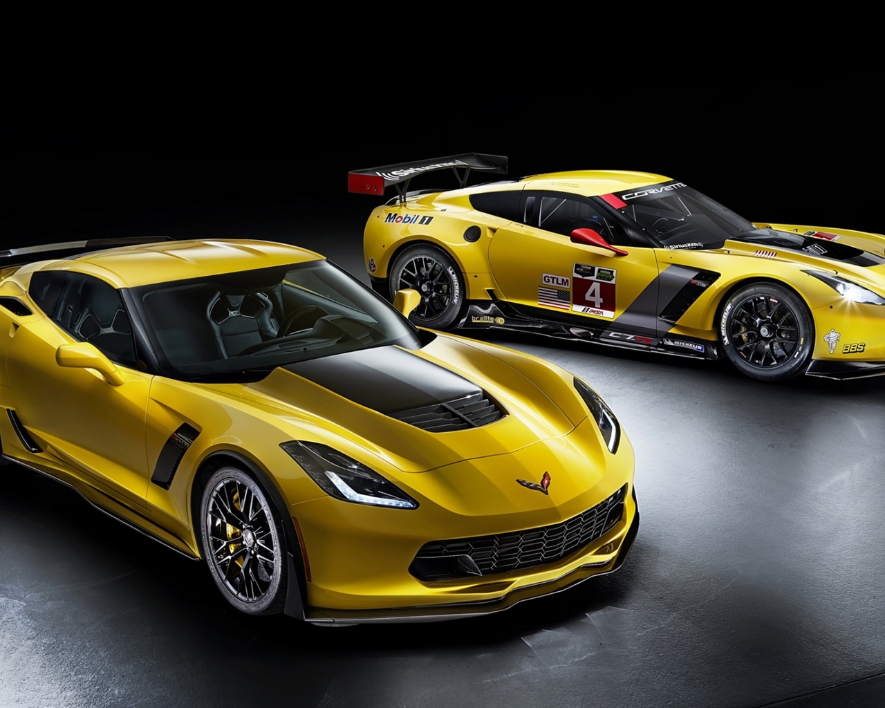 Yellow C7 Corvette Wallpapers