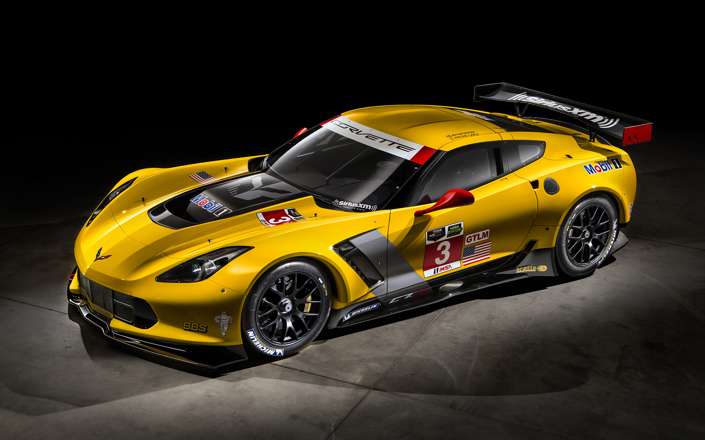 Yellow C7 Corvette Wallpapers