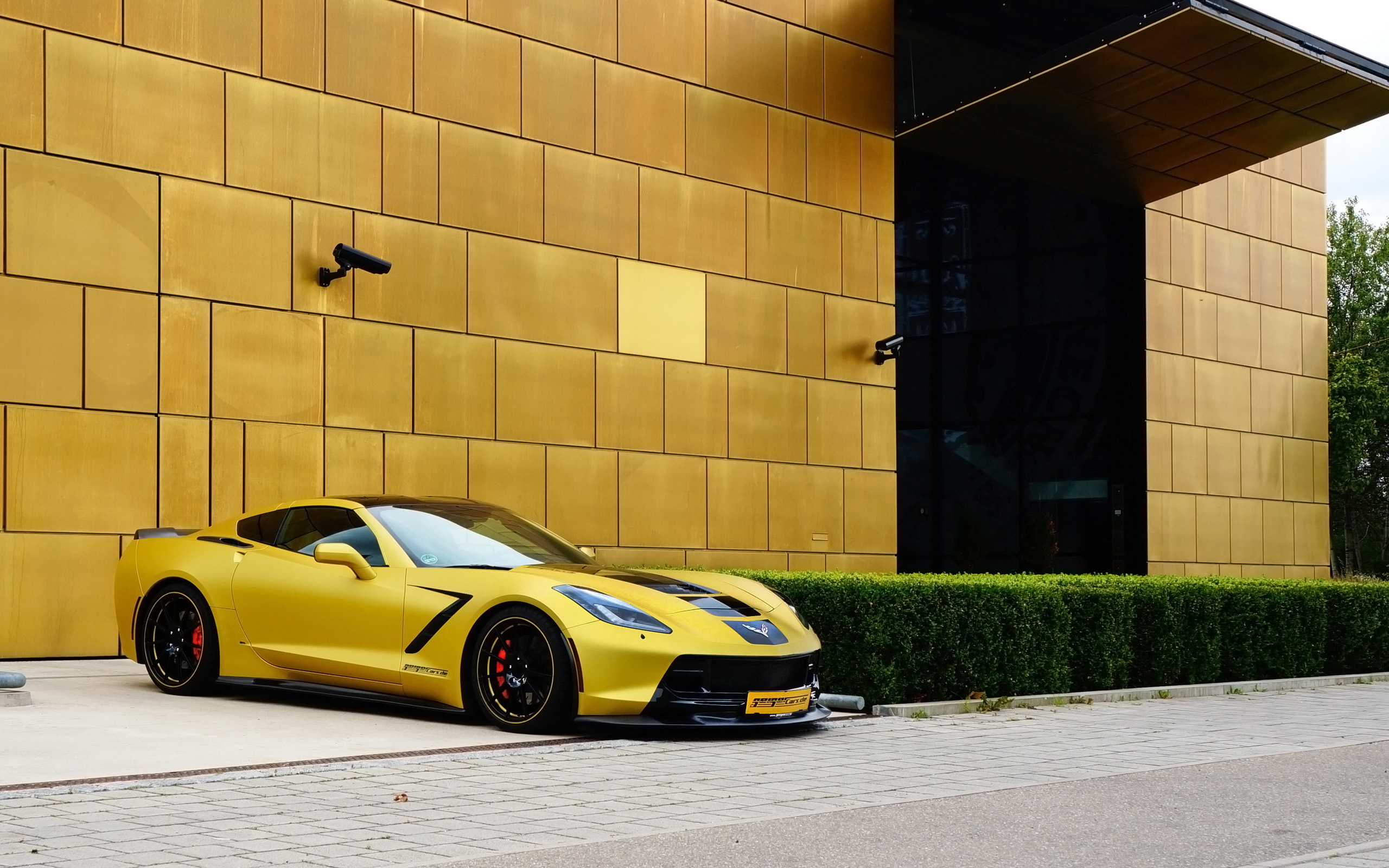 Yellow C7 Corvette Wallpapers