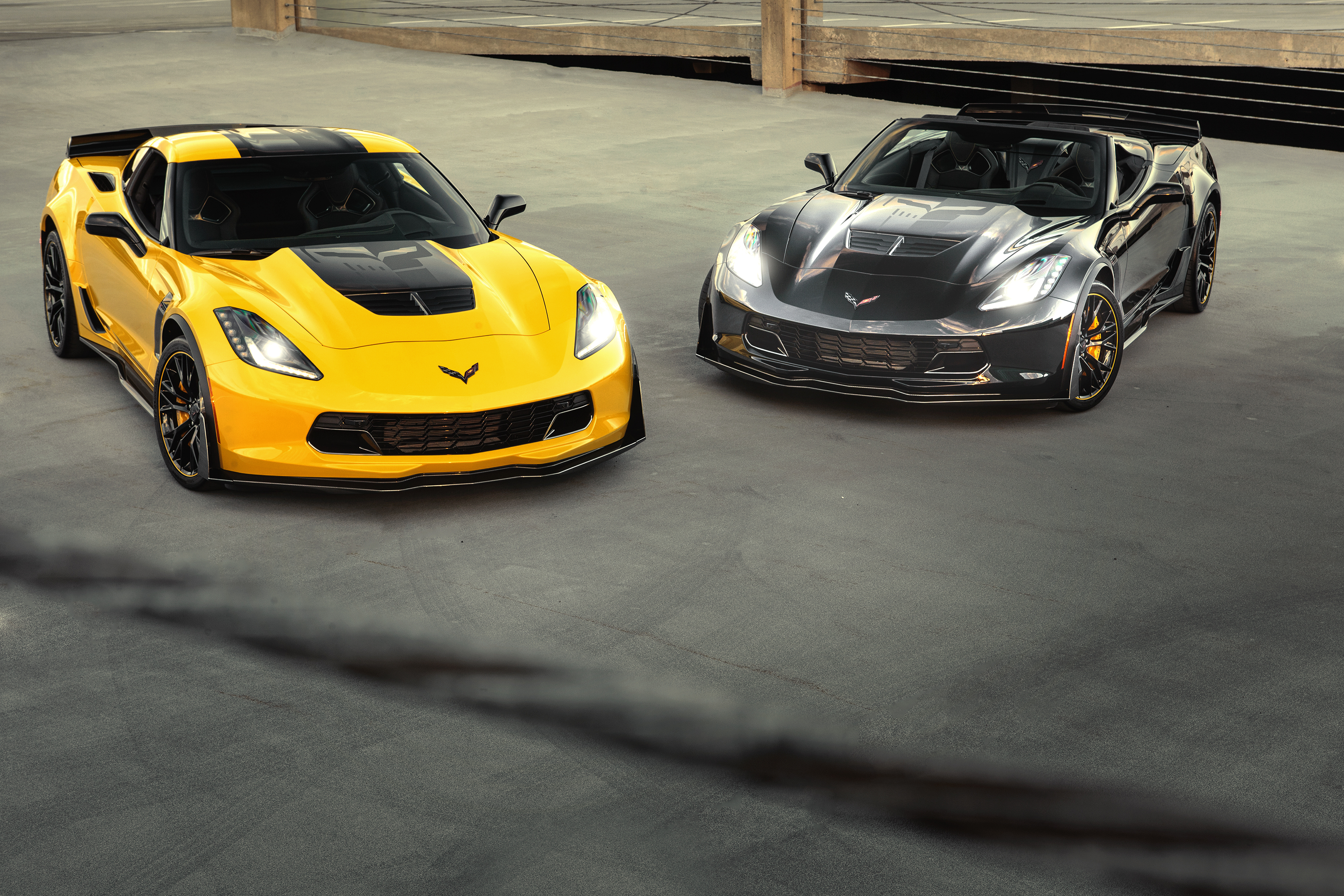 Yellow C7 Corvette Wallpapers