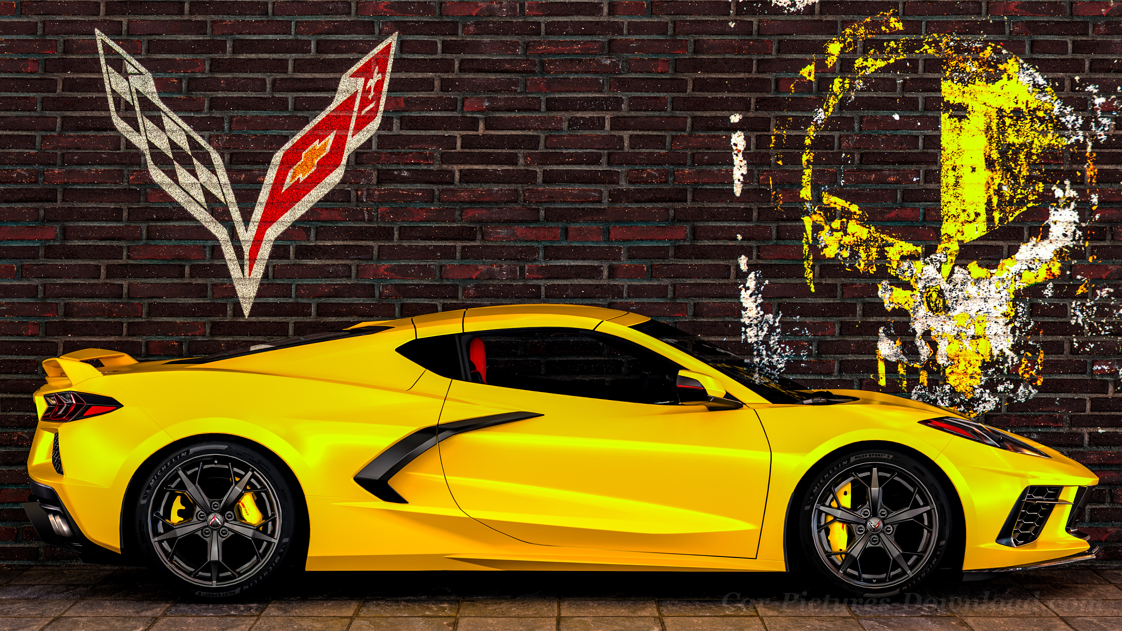 Yellow C7 Corvette Wallpapers