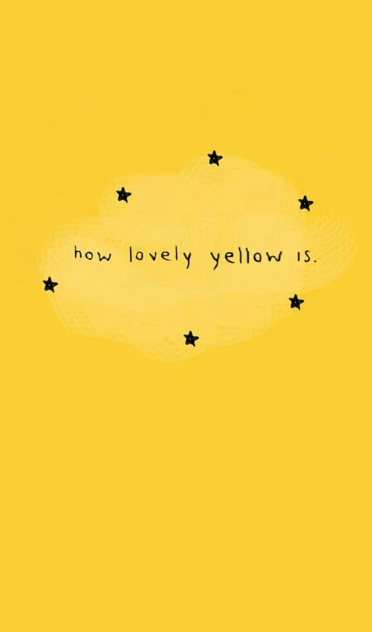 Yellow Cute Aesthetic Wallpapers