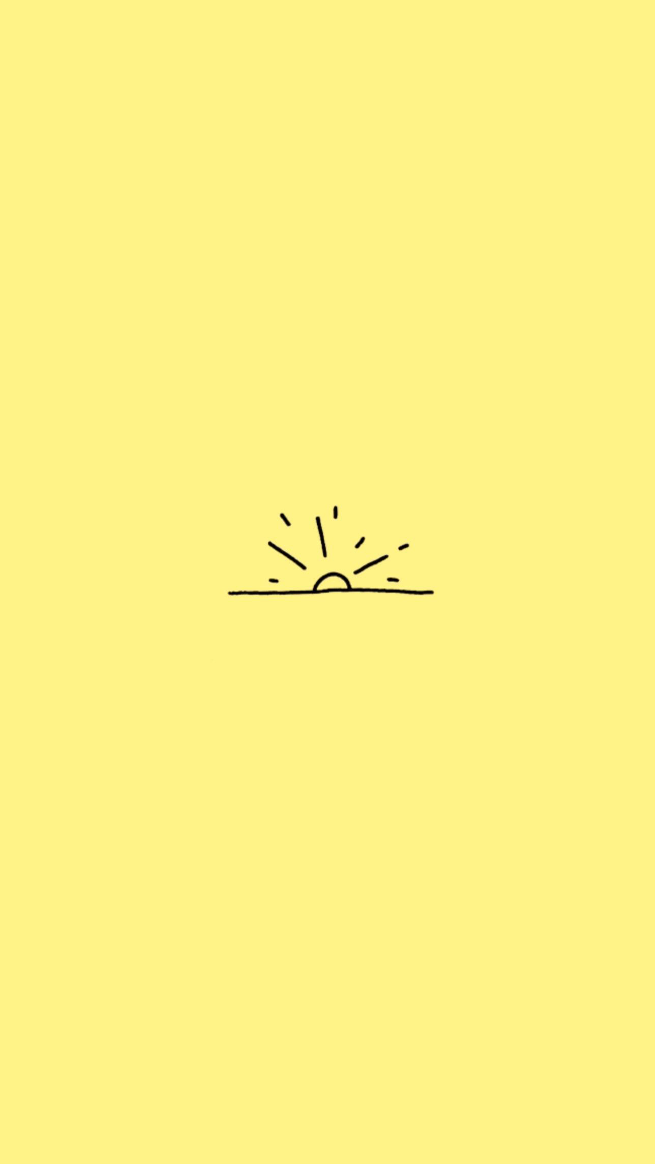 Yellow Cute Aesthetic Wallpapers