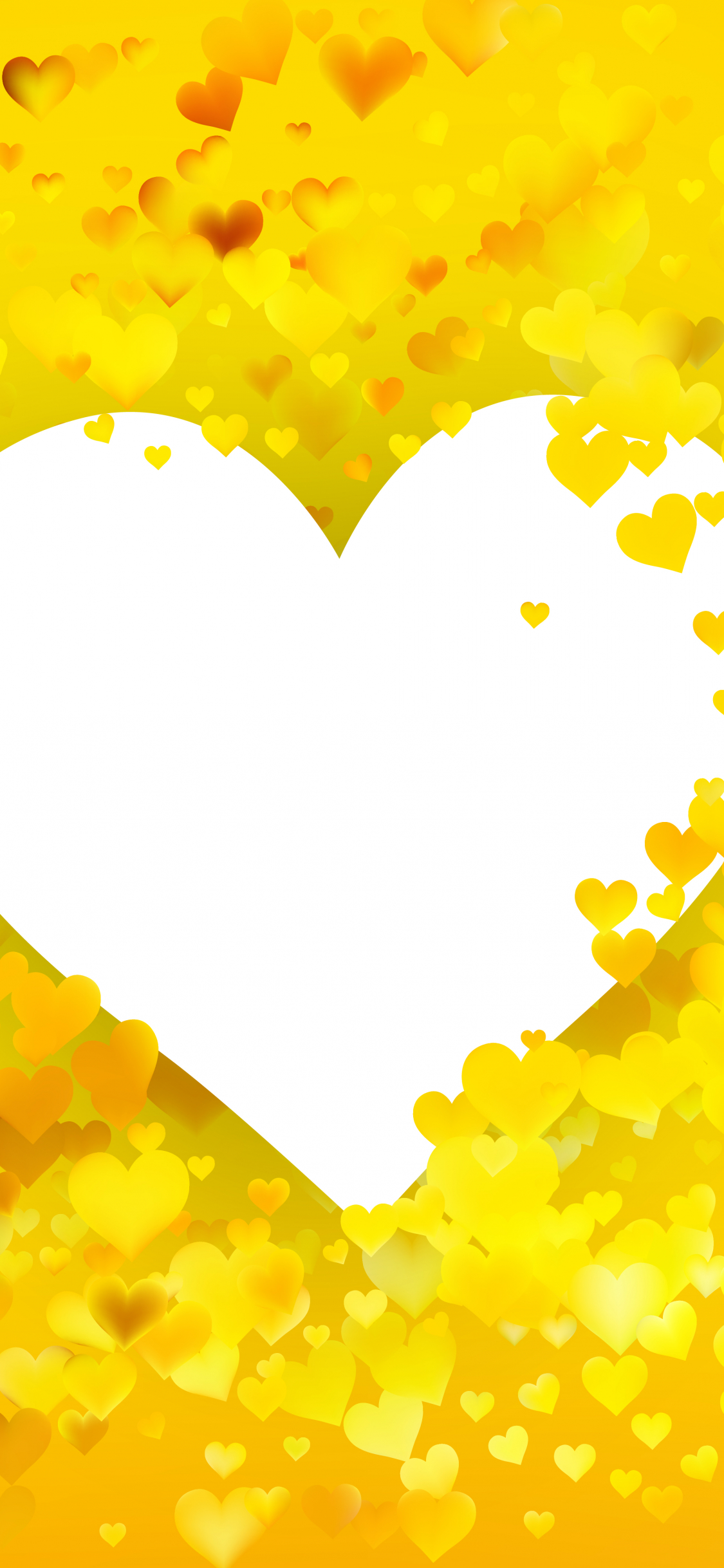 Yellow Heart Iphone Wallpapers