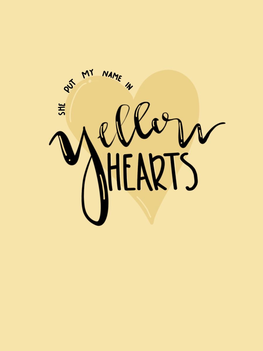 Yellow Heart Iphone Wallpapers