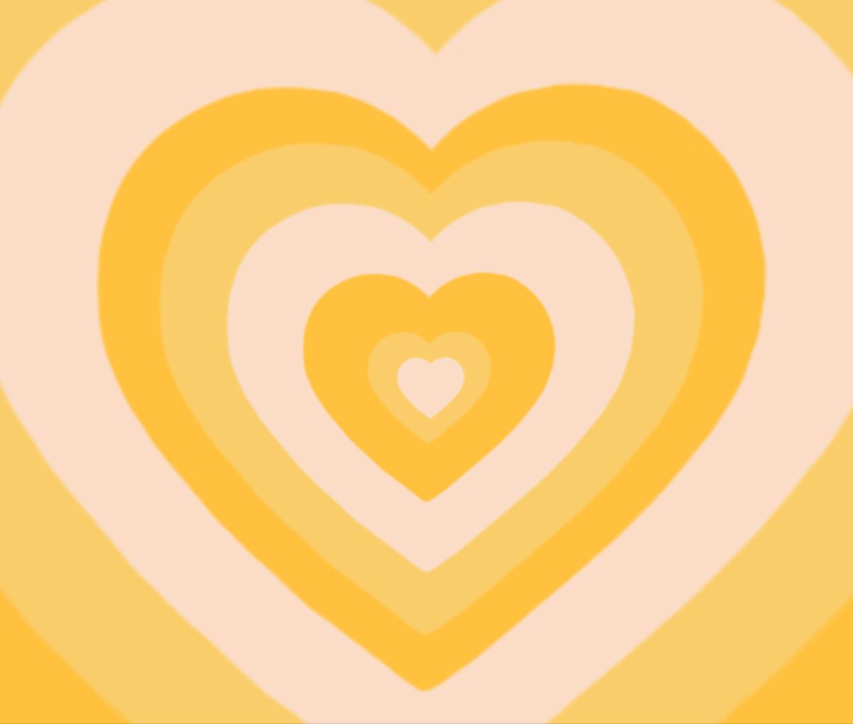 Yellow Hearts Wallpapers