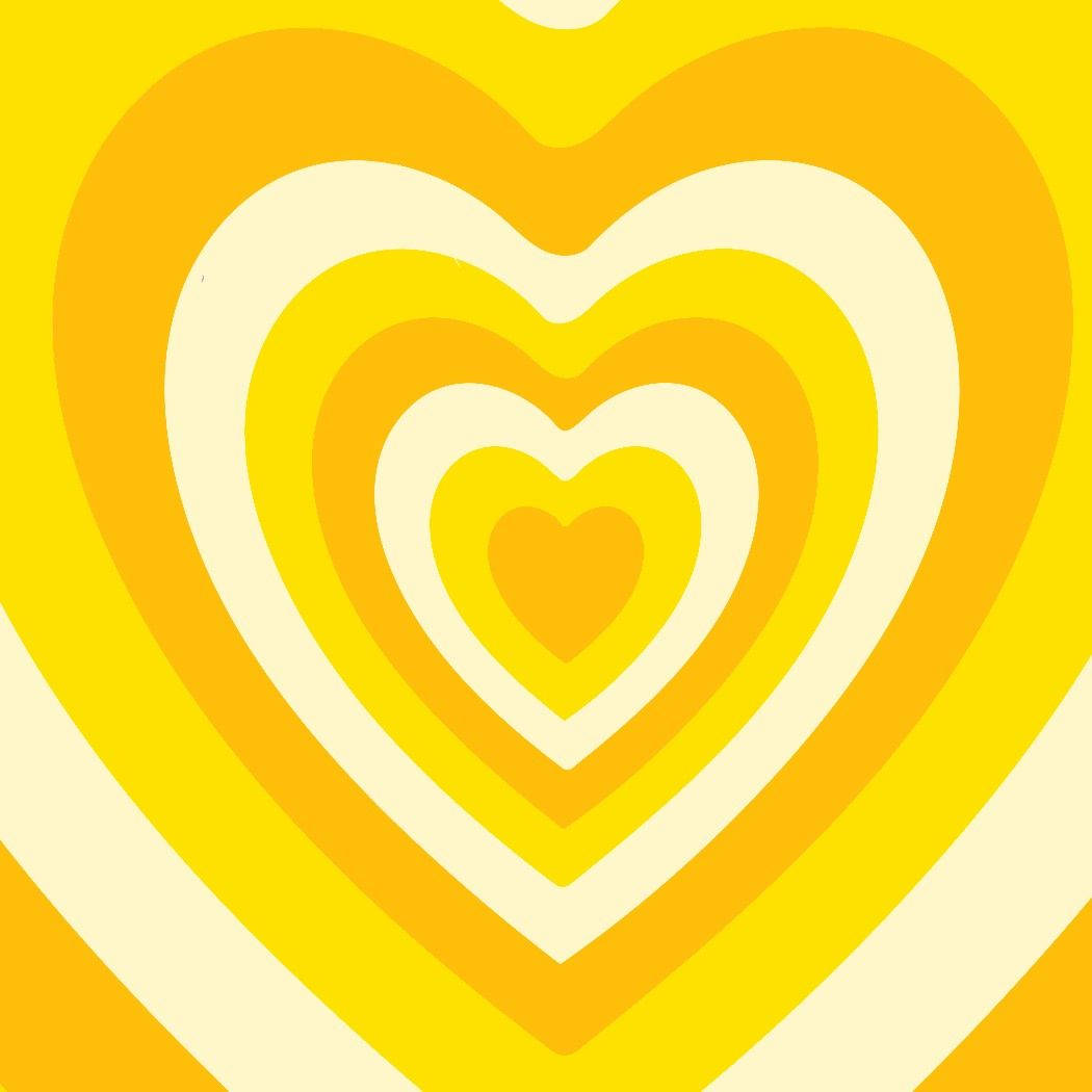 Yellow Hearts Wallpapers