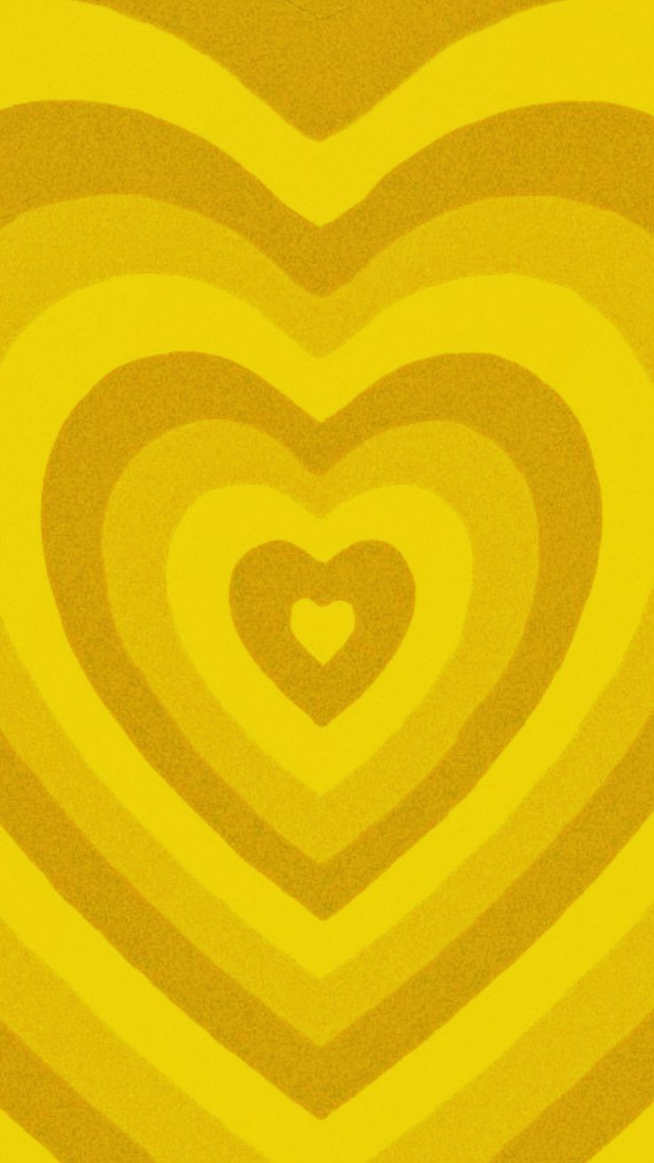 Yellow Hearts Wallpapers